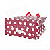 White Dot Pattern Paper Gift Bag - Red