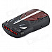 KD-9870 1.5" LCD 360 Degree Digital Radar Detector - Black + Red