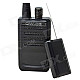 CW-03 Micro Wireless Audio Receive Transmitter HD Voice Audio Transmitter + Receiver - Black