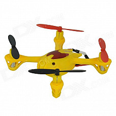 Brilink BH06 Mini 2.4G Radio Control 4-CH Quadcopter R/C Aircraft 3D Tumbling w/6-Axis Gyro - Yellow