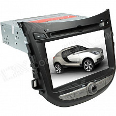 LsqSTAR 7" Car DVD Player w/ GPS,Radio,AUX-IN,SWC,6CDC,TV,BT phonebook,Dual Zone for Hyundai HB20