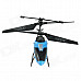 Brilink BH03 2-CH Rechargeable Indoor IR Remote Control Helicopter - Blue