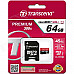 Transcend 64GB microSDHC Class 10 UHS-I 300x Flash Memory Cards with adapter