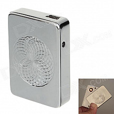 1917 Aluminum Alloy Magic Ring USB Rechargeable Lighter - Silver (5V)