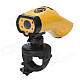 T5000 1.5" LCD 5.0 MP CMOS Outdoor Sport Mini Camcorder w/ 4 x LED + HDMI - Yellow