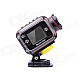 ESER F24C 1.5" TFT HD 2.0 MP CMOS Portable Outdoor Sport Waterproof Camcorder - Black