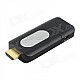 Miracast Wi-Fi Display TV Dongle - Black + Silver