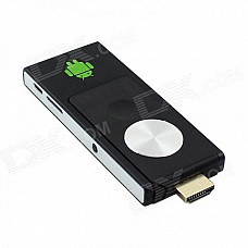 802 Dual Core Android 4.2 Google TV Player w/ 512MB RAM / 4GB ROM - Black + Silver