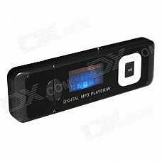 1.1" LCD MP3 Player w/ FM / TF slot - Black (4GB)