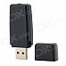 juwei J-002 USB 2.0 Wireless Bluetooth V2.1 Receiver - Black