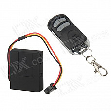 RF-V10 GSM Vehicle Locator & Alarm w/ Remote Controller - Black