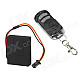 RF-V10 GSM Vehicle Locator & Alarm w/ Remote Controller - Black