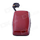 GPS304A Waterproof GSM / GPRS / GPS Tracker for Motorcycle / Moving Objects - Red
