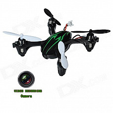 Brilink BH17 Mini 4-CH 2.4G Video Recording R/C Aircraft w/ 0.3m Camera/ 6-Axis Gyro - Black+Green