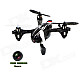 Brilink BH17 Mini 4-CH 2.4G Video Recording R/C Aircraft w/ 0.3m Camera / 6-Axis Gyro - Black White