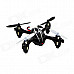 Brilink BH17 Mini 4-CH 2.4G Video Recording R/C Aircraft w/ 0.3m Camera / 6-Axis Gyro - Black White