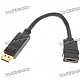 DisplayPort DP Male to HDMI Female Adapter Cable - Black (19CM)
