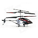 Shockproof 2-CH Mini R/C Helicopter w/ IR Remote Control - Black + Red + Silver (6 x AA)