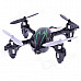 X6 2.4G 4-CH Remote Control Quadcopter w/ 0.3MP Camera / Light - Black + Green