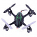 X6 2.4G 4-CH Remote Control Quadcopter w/ 0.3MP Camera / Light - Black + Green