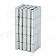 XL-001 8 x 4mm Cylinder Shaped Magnet - Silver (100 PCS)