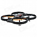 Xinxun X39 4-Axis 6-CH Remote Control UFO Flyer / Rollable R/C Aircraft for Children - Black