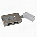 Multi-in-1 Micro USB OTG 2.0 HUB / SD(HC) / TF Card Reader / Mobile Phone Stand - Champagne