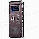 Chthi CM112 Rechargeable Digital Voice Recorder MP3 Player - Wine Red (8GB)