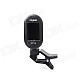 FZONE FT-13 Universal Clip-On Digital Guitar Tuner - Black