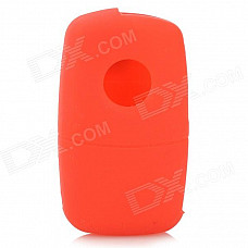 GEL140106 Silicone Car Key Case for VW POLO, Passat, Tiguan, Touareg, Touran, Golf 6 + More - Red