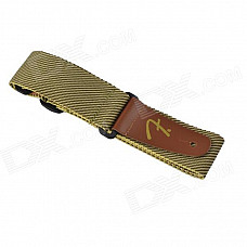 DEDO MA-54 Accessory Senior Nylon Guitar Strap - Brown