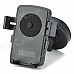 Universal Car Mount Cell Phone Holder w/ Suction Cup - Black