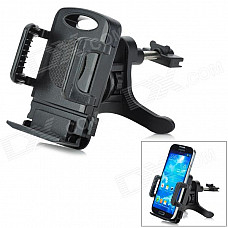 Universal 360 Degree Rotational Car Mount Cell Phone Holder - Black