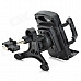 Universal 360 Degree Rotational Car Mount Cell Phone Holder - Black