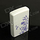 Blue And White Porcelain Pattern Oil Cigarette Lighter - Blue + White