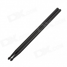 William 7A Antiskid Nylon Drumsticks for Drumset - Black (Pair)