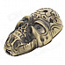 HONG XUAN 1916 Skull Style USB Rechargeable Electronic Cigarette Lighter - Golden (5V)