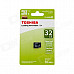 Toshiba 32GB microSDHC Class 10 UHS-I Flash Memory Cards