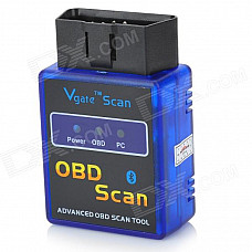 ELM327-BT-2 Bluetooth OBD II Car Diagnostic Scanner - Blue + Black