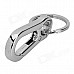 RIMEI A270 Handy Durable Stainless Steel Key Ring - Silver