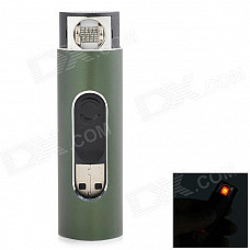 F2 USB Electronic Cigarette Lighter - Army Green