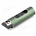 F2 USB Electronic Cigarette Lighter - Army Green