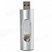 F2 Metal USB Rechargeable Electronic Cigarette Lighter - Silver White