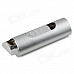 F2 Metal USB Rechargeable Electronic Cigarette Lighter - Silver White