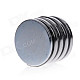 DSC-0530 25 x 2mm Round Hole NdFeB Magnet - Silver (5 PCS)