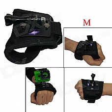 BZ GP93DM2 Hand Strap w/ Screw for Gopro Hero 4/ 3+ / 3 / 2 / 1 / SJ4000 - Black