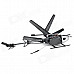YD YD-215 2.4GHz 3.5-CH Wi-Fi R/C Helicopter w/ Camera - Silver Grey + Black + Multi-Colored