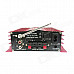 Kinrener 200W Hi-Fi Amplifier MP3 Player w/ SD, USB, AUX, FM for Car / Motorcycle / Home - Red