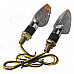 Short Handle Motorcycle Bike 2W 112lm 15-LED Yellow Steering / Signal Lights (12V / 2 PCS)