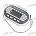 Full Range FM Transmitter with Digital Thermometer and USB Power Port